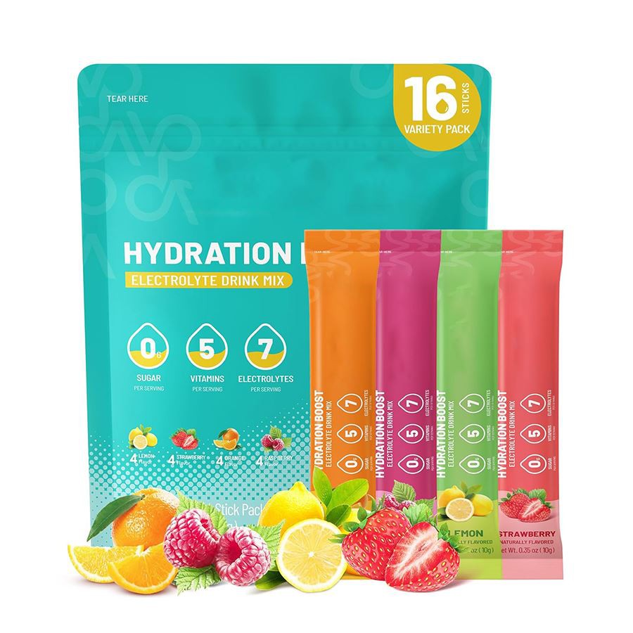 HydraBoost Zero Sugar Electrolyte -vitamiinijuomasekoitustikut