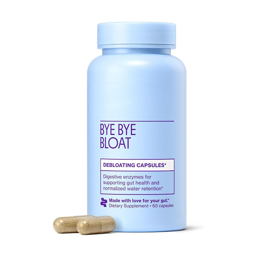 Natura De{0}}turvotusta ruoansulatusta tukevat kapselit