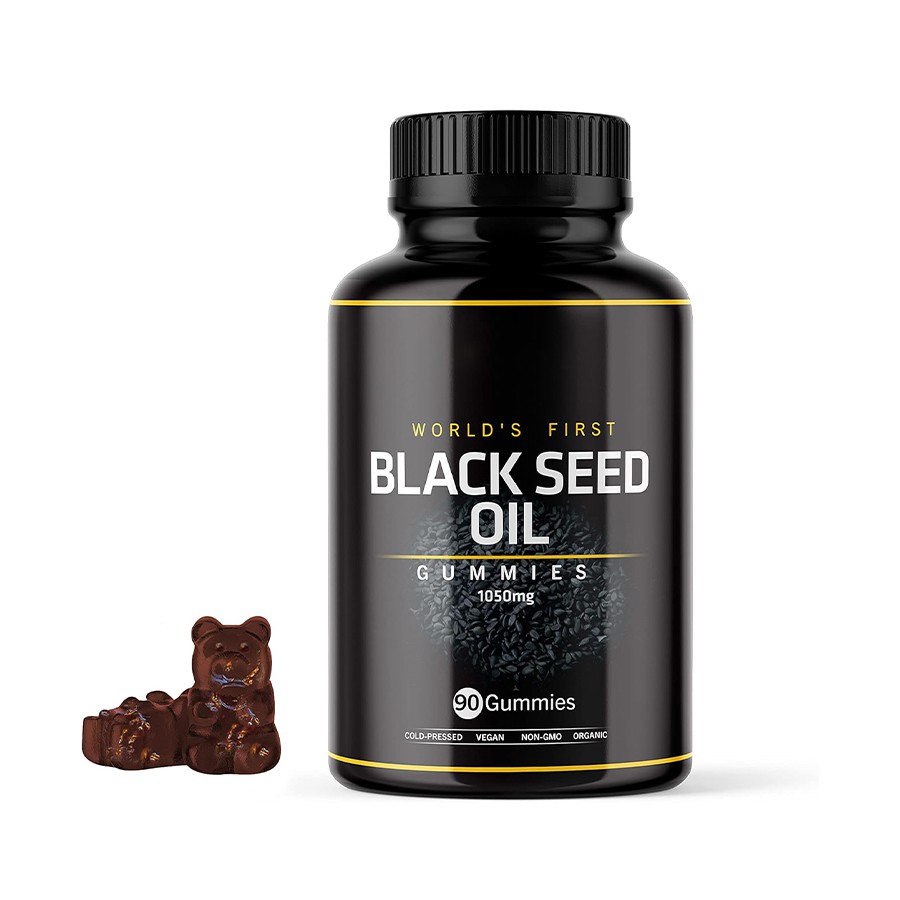 Maailman ensimmäinen mustan siemenöljyjen kumi -luonnon moniulotteinen hyvinvointituki antioksidantti, iho - Holistisen elinvoiman lisääminen